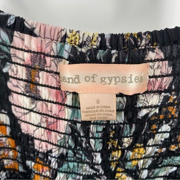 Band of Gypsies Women’s Floral Maxi Romper Black Floral size S - Picture 4 of 7